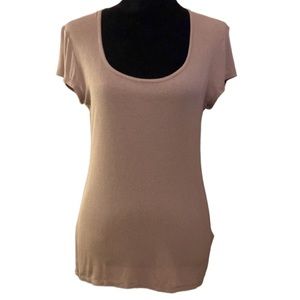 Carmar Stretchy Scoop-neck Tee